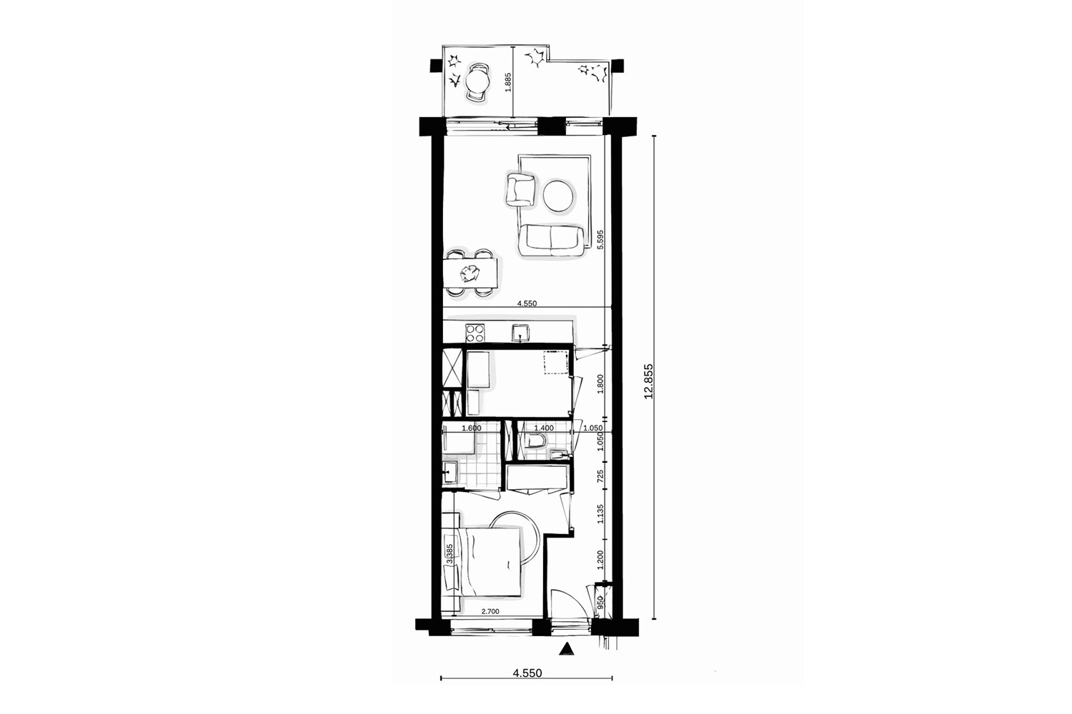Tussenapp plattegrond deglasfabriek site